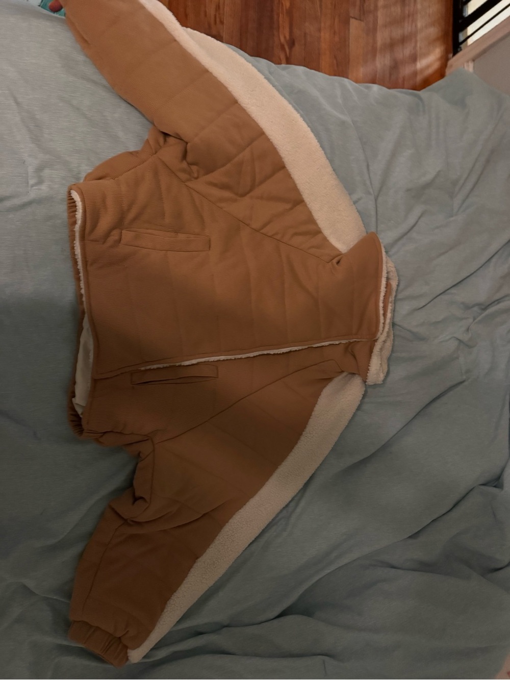 Promesa Tan Sherpa-Lined Women's Jacket